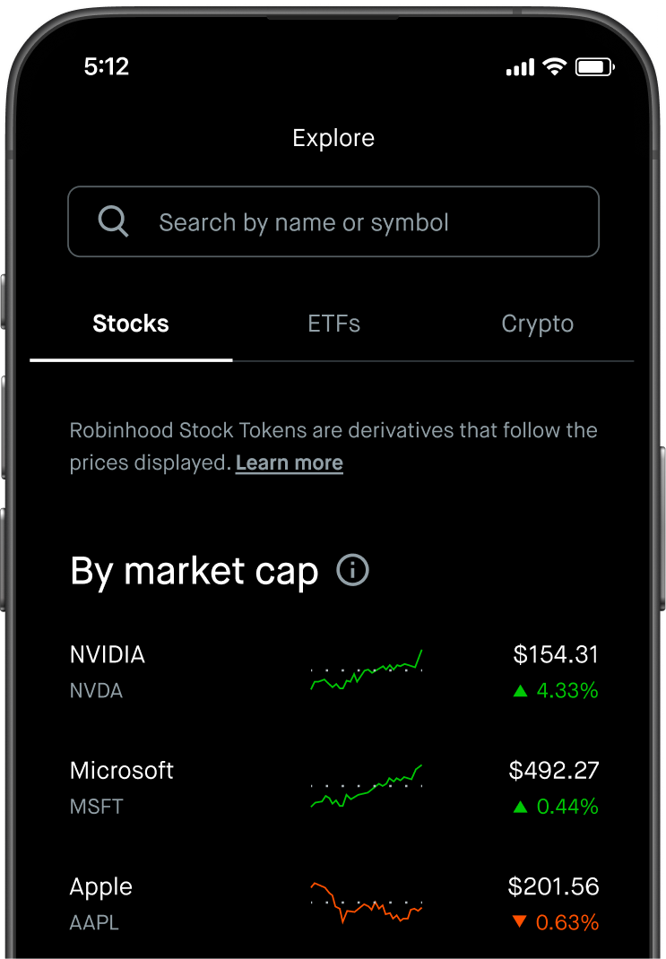 Ontdek Stock Token